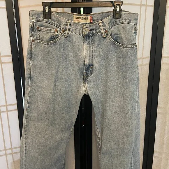 Levi's 505 Straight Fit Men's Jeans 33W x 36L - Picture 2 of 8